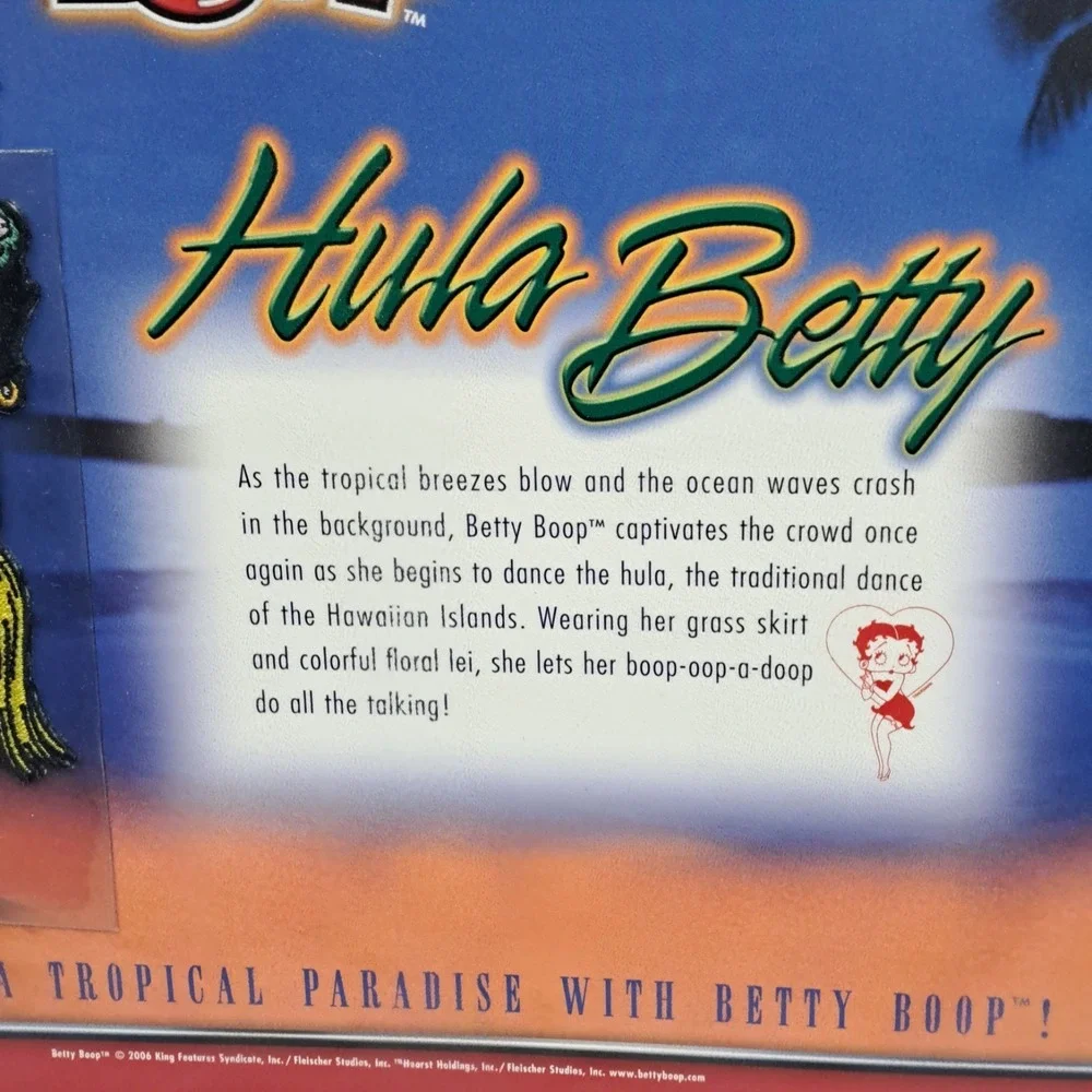Betty‎ Boop Patch Hula Betty Clothing Bag Patch Collectible Vintage Hawaii New